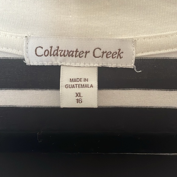 NWOT Coldwater Creek Striped Cardigan - Picture 6 of 7
